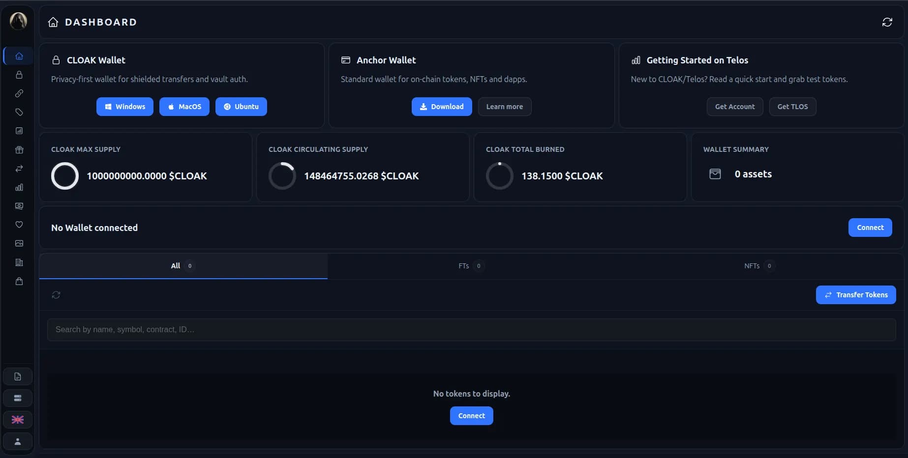 CLOAK Web App