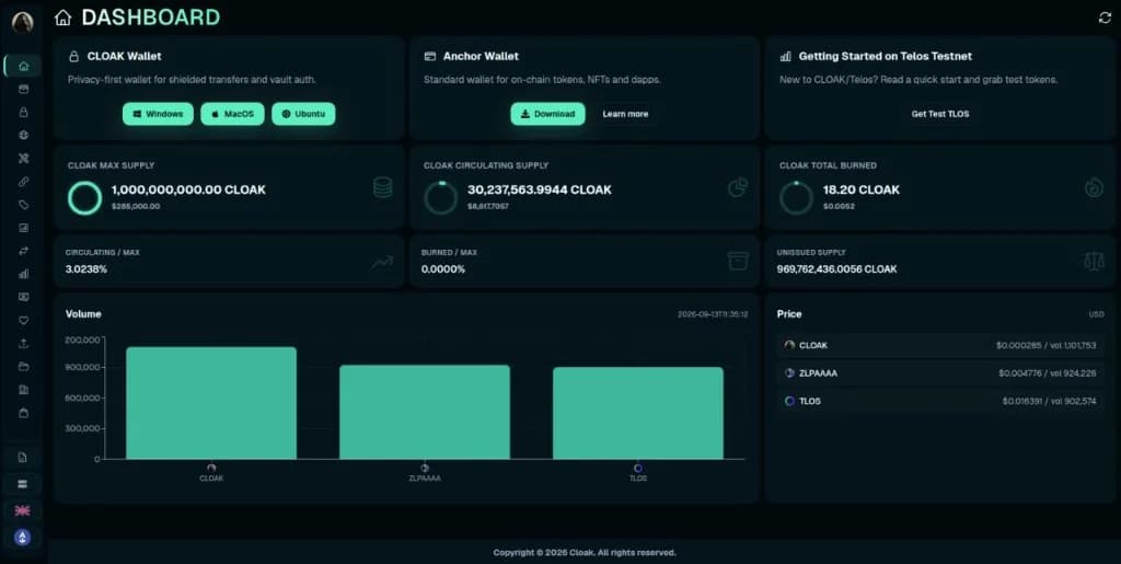 CLOAK Web App