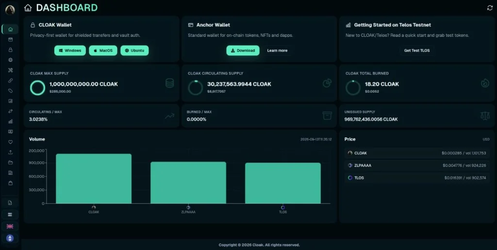CLOAK Web App - Vue 1