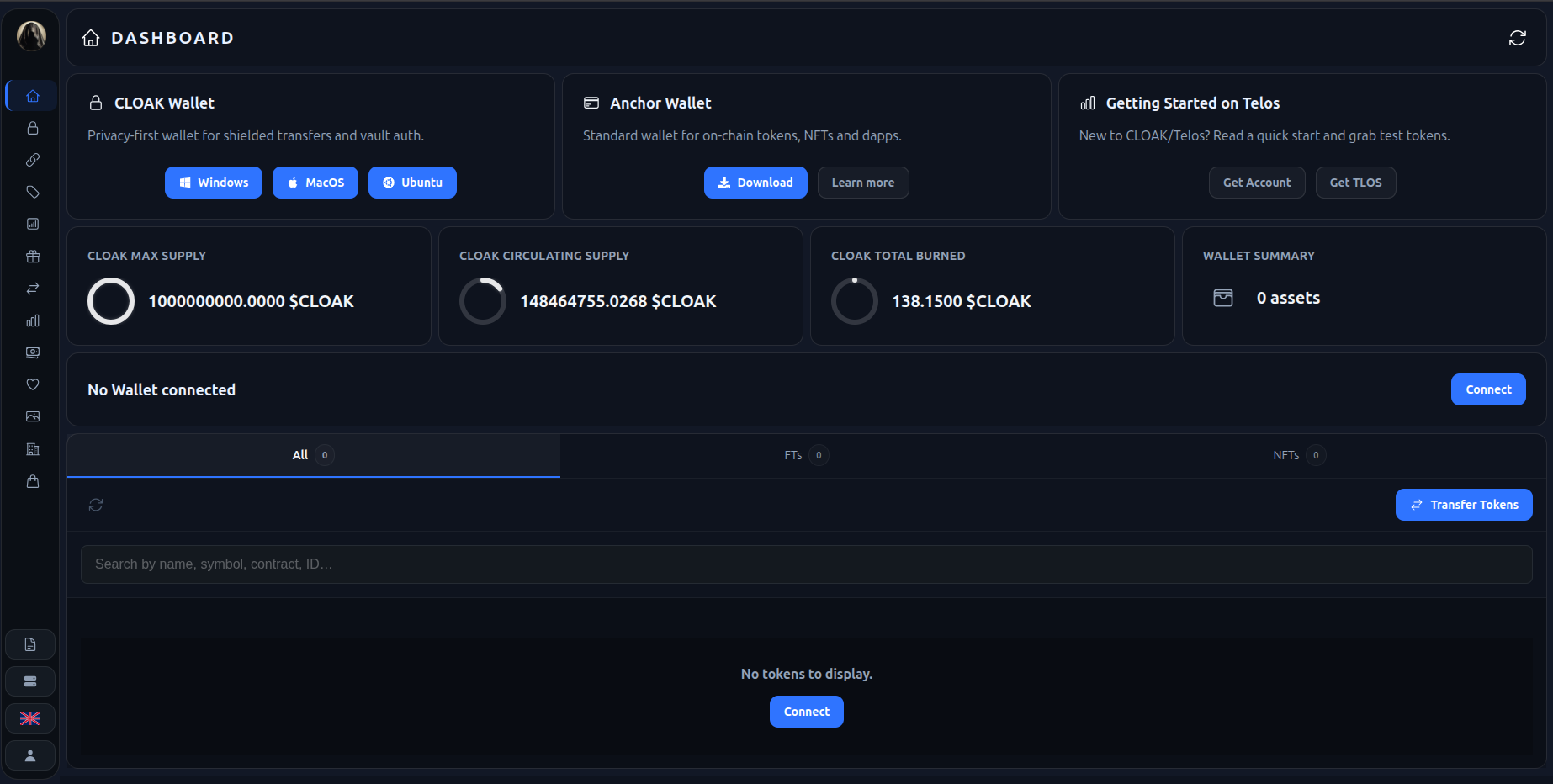 CLOAK Web App - Vue 1