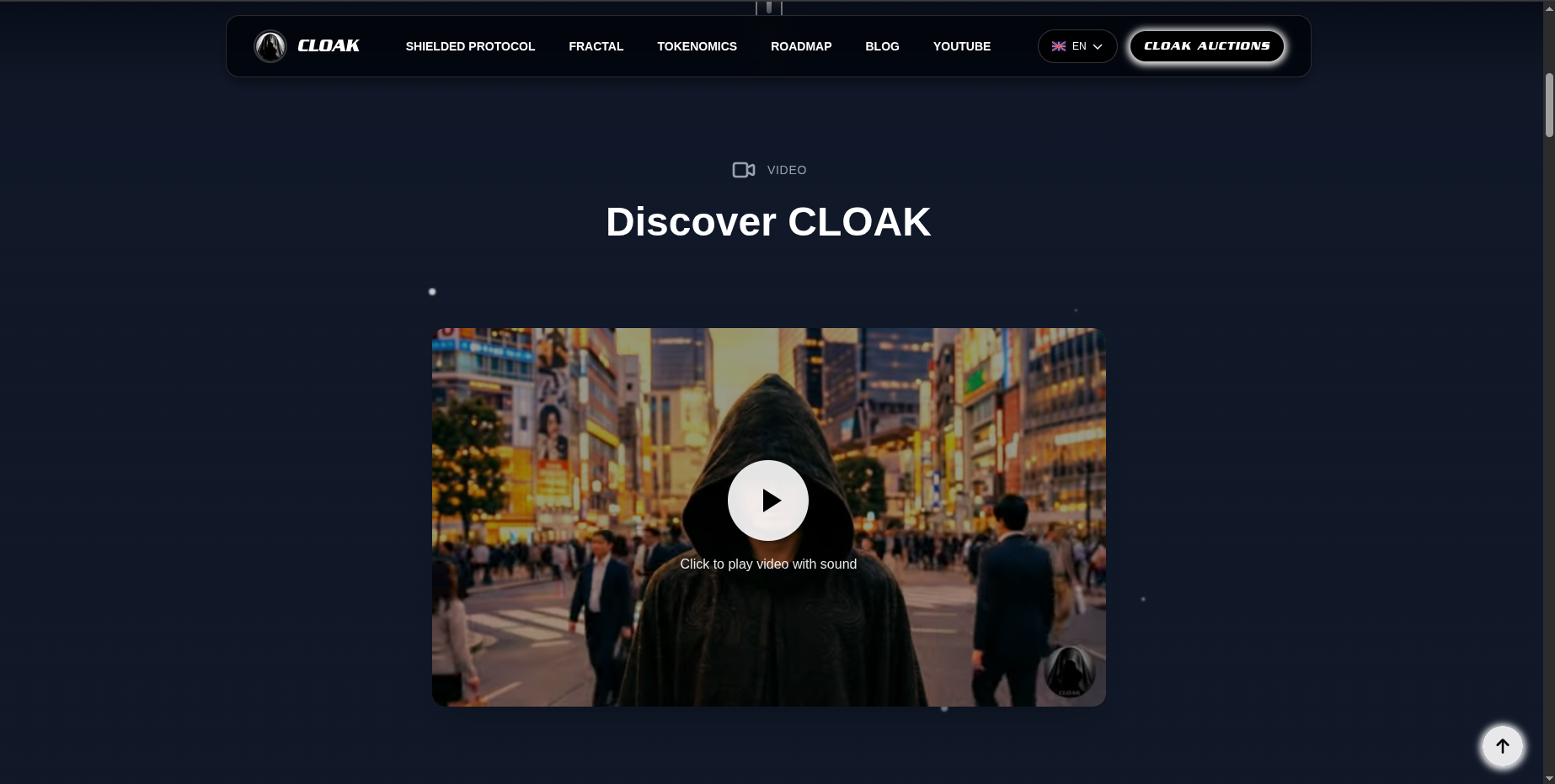 CLOAK Website - Vue 2