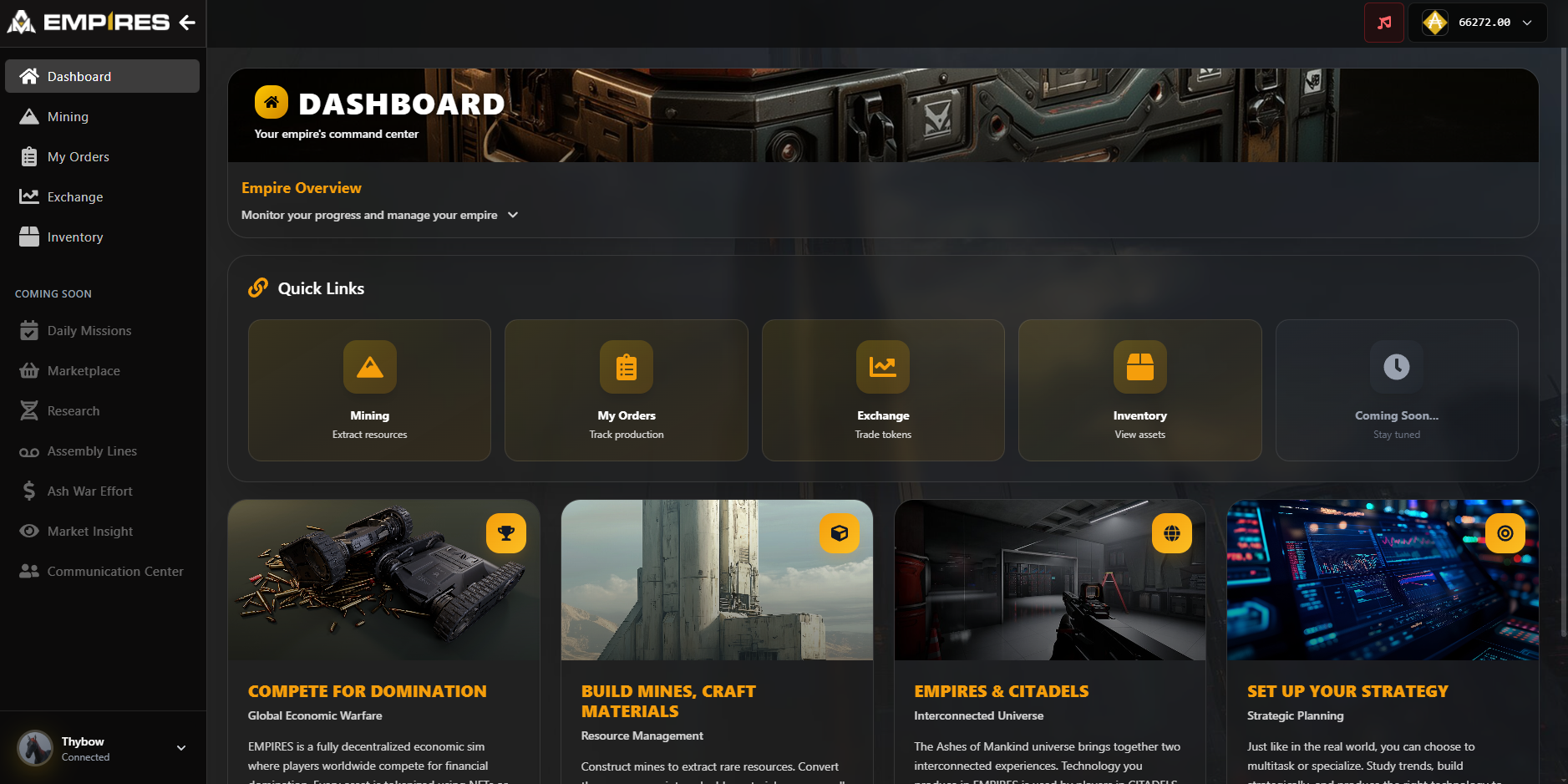 Ashes of Mankind - Empires - Vue 1